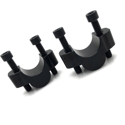 Handle Bar Riser Clamp Adapter Kit for YAMAHA TENERE 700 (2019-2023) Black