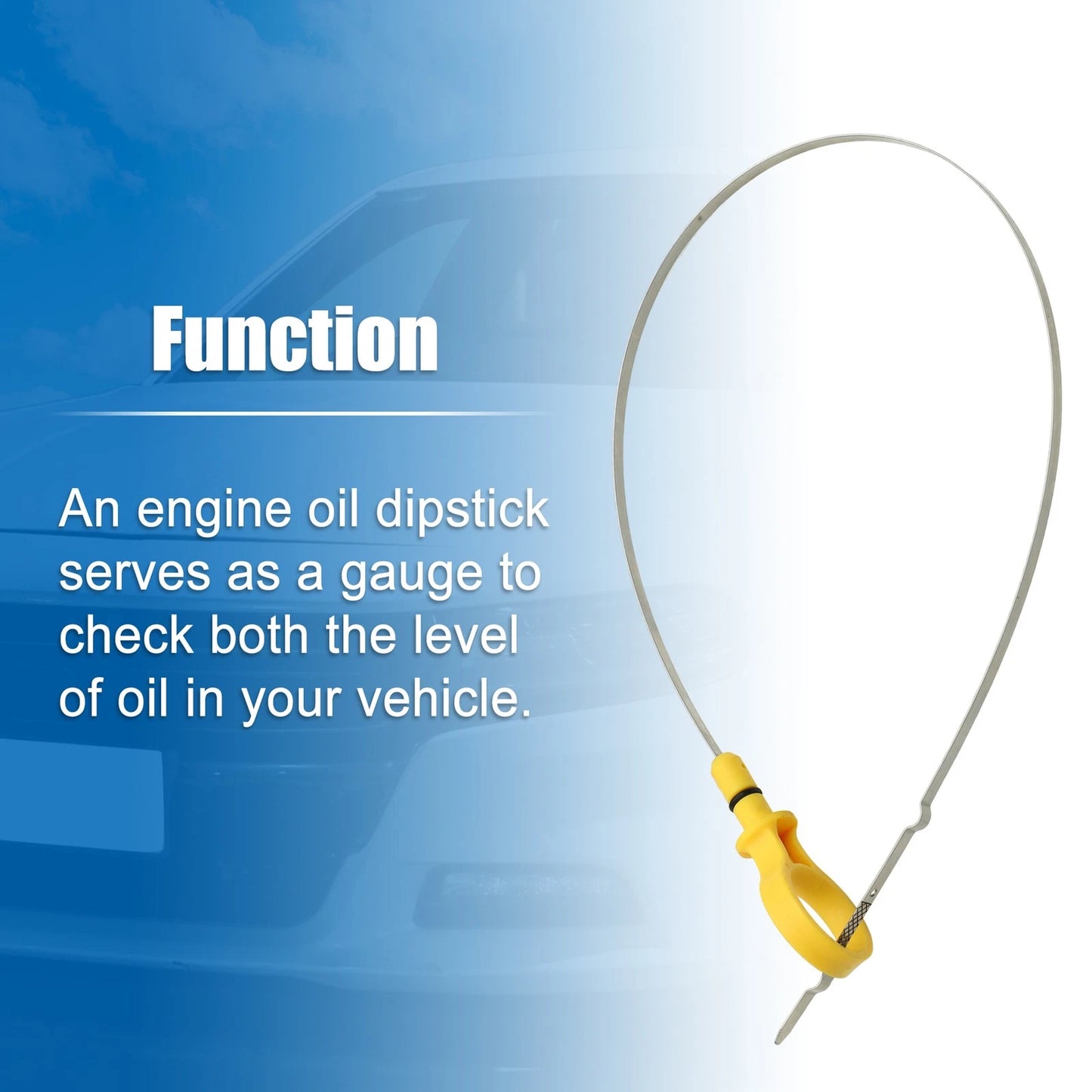 Engine Oil Level Indicator Dipstick for Lincoln MKT, MKS (2013-2018)