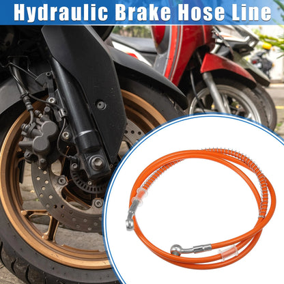 Hydraulic Brake Hose Line Pipeline 10mm Orange for Motorcycle