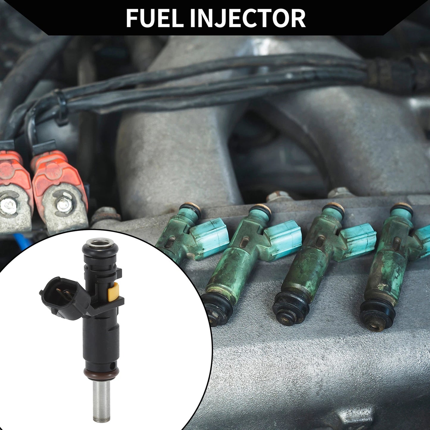 Fuel Injector for Mini Cooper R56 1.6 (2006-2013) - Black 1 Pc