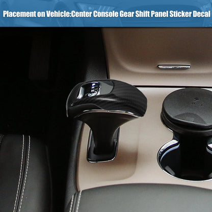 Gear Shift Knob Cover for Jeep Cherokee (2014 - 2018) Black
