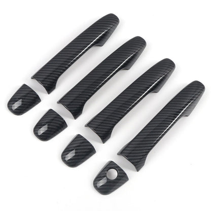 Carbon Fiber Look Exterior Door Handle Cover Trim for Subaru WRX STi (2015-2021)