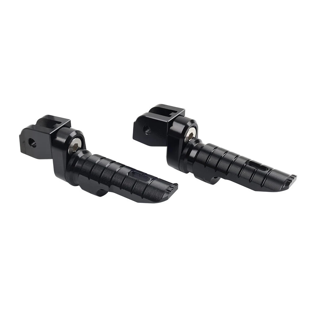 Black Front Footrests for Ducati Monster 821 937 950 1100 1200 Scrambler (2014-2023)
