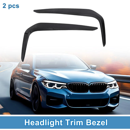2 x Headlight Trim Bezels for BMW 5 Series G30 (2018-2022)