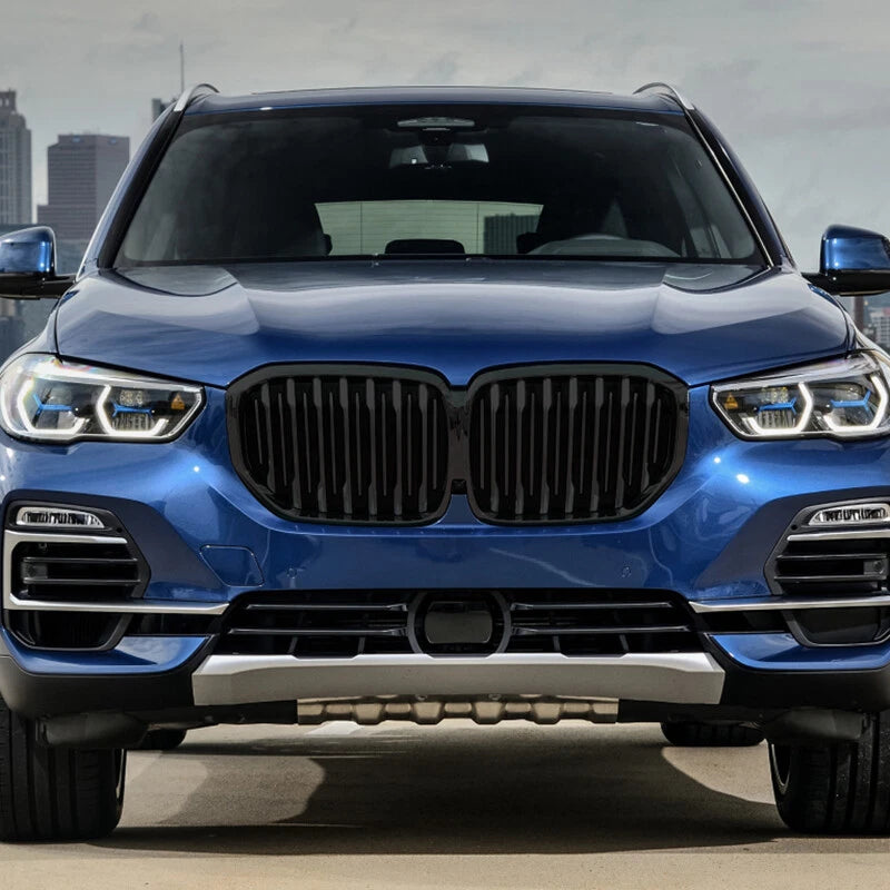 Front Bumper Lower Air Shutter Grill Assembly for 2019-2022 BMW X5 G05