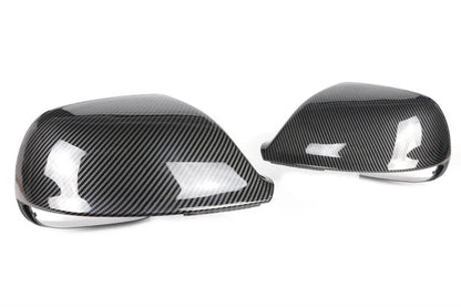Carbon Style Side Mirror Cap Covers for Audi Q5 Q7 8R (2009–2017)