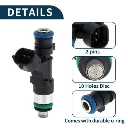 Fuel Injector for Mitsubishi L200 (2003-2017) 1 Pc Black
