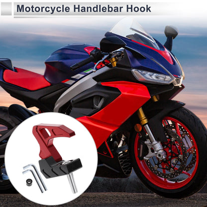 Square Aluminum Alloy Motorcycle Hanging Hook 50mm Length 1 Set for Motorcycle