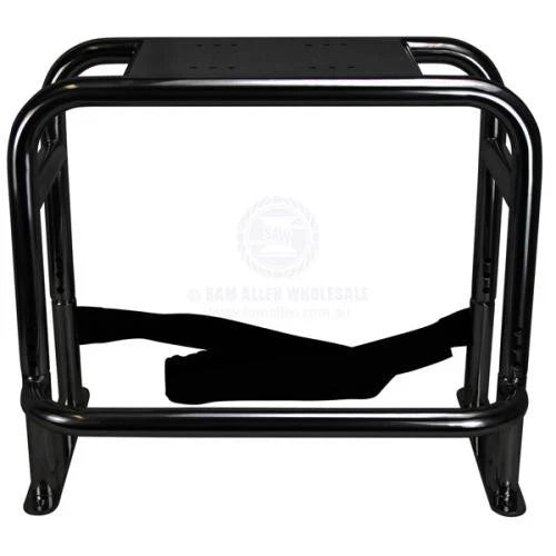 Relaxn Space Frame Boat Seat Pedestal Base S/S Black Powder Coated