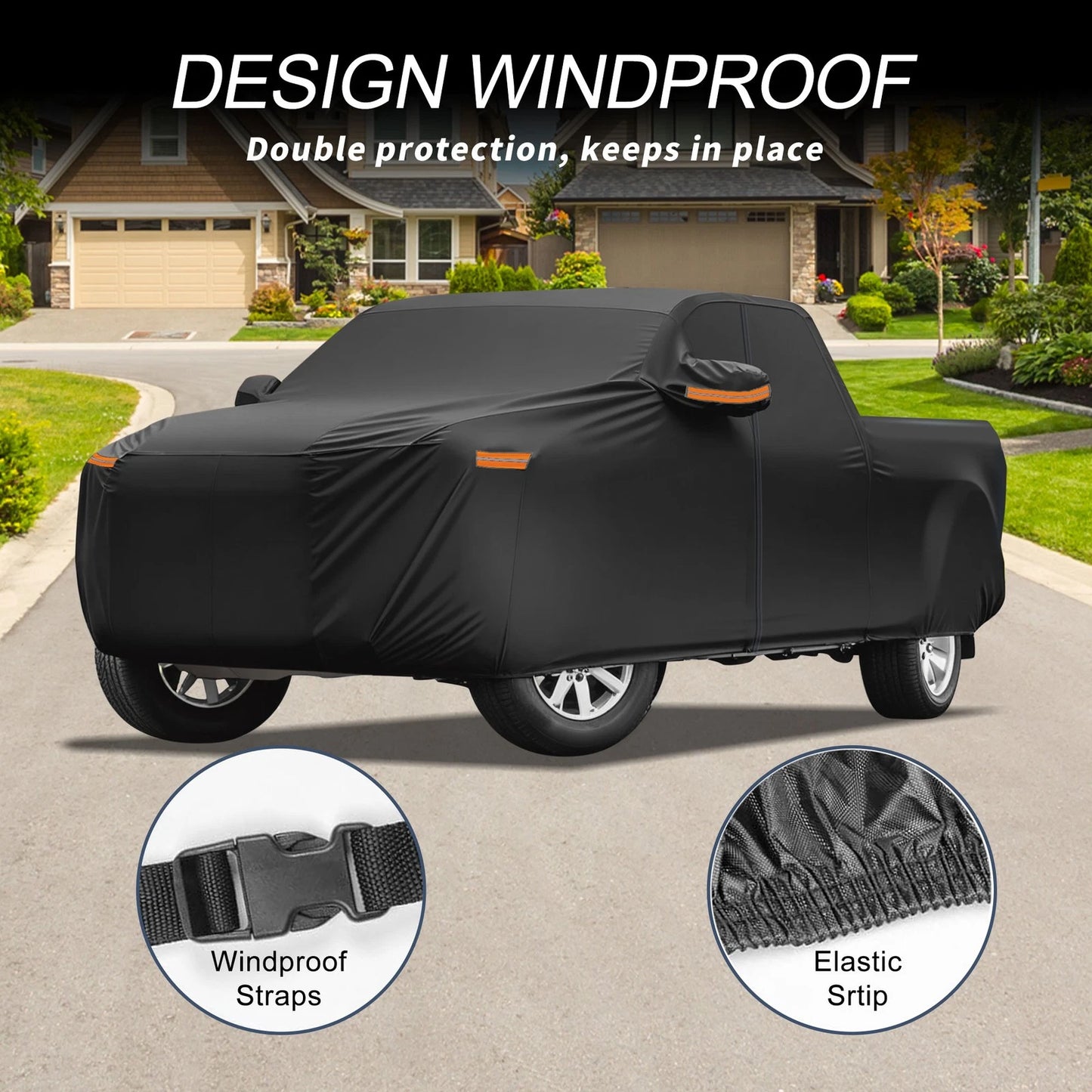 Waterproof Aluminum Film Car Cover for Honda Ridgeline (2017-2023)