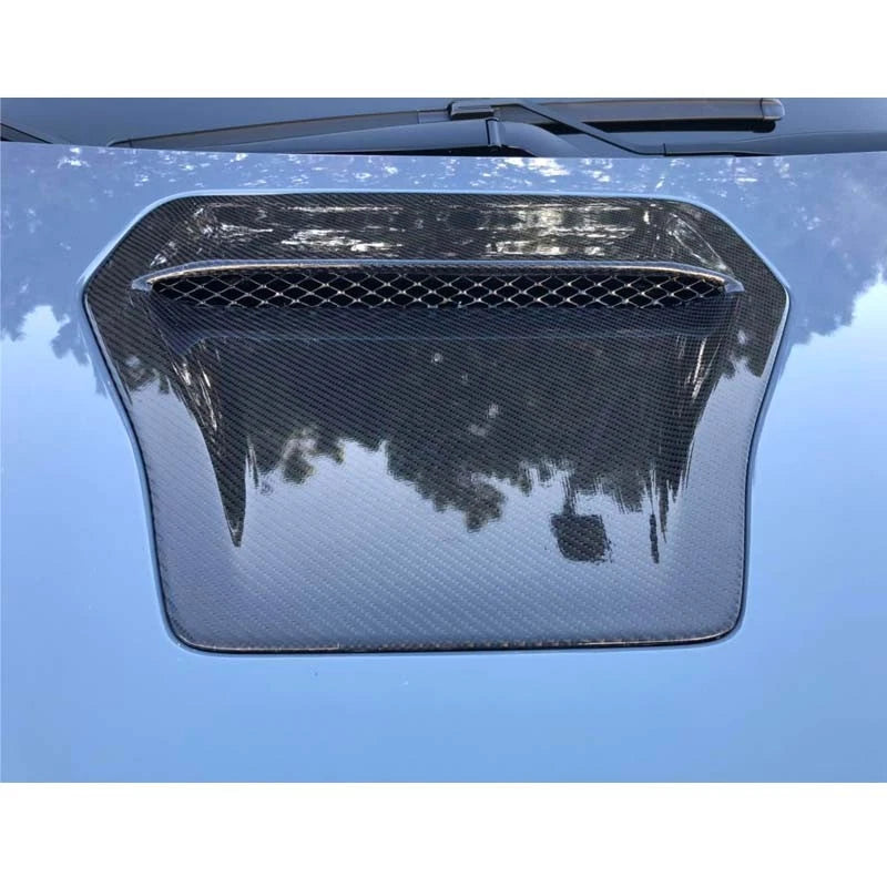 REAL Carbon Fiber Bonnet Air Vent Cover Replace for Honda Civic Type R FK8 17-21