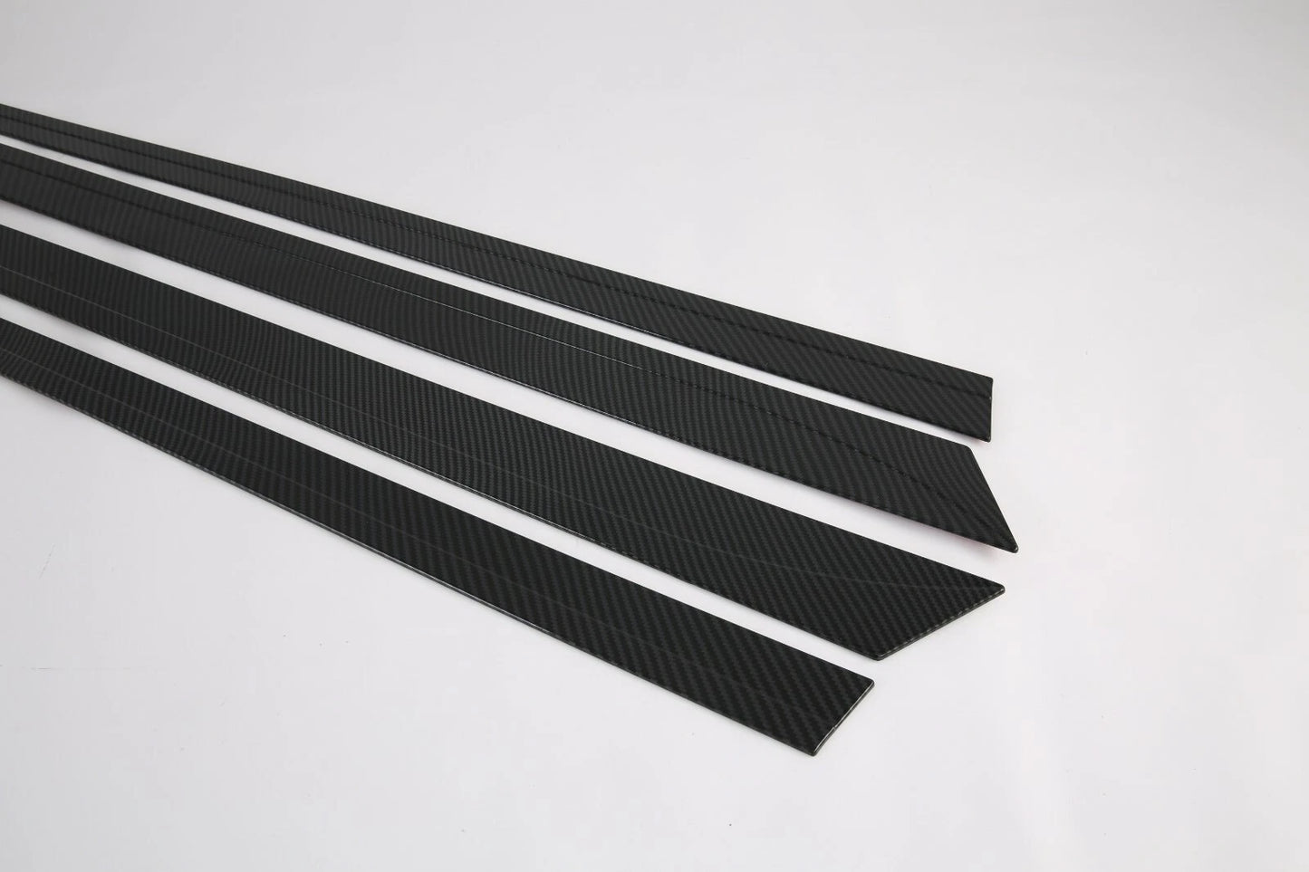 Carbon Fiber Side Body Molding Strips Covers for Mazda 3 Sedan (2019-2023)