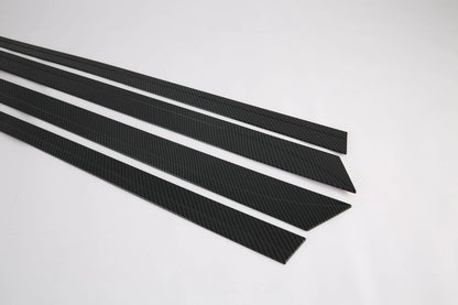 Carbon Fiber Side Body Molding Strips Covers for Mazda 3 Sedan (2019-2023)