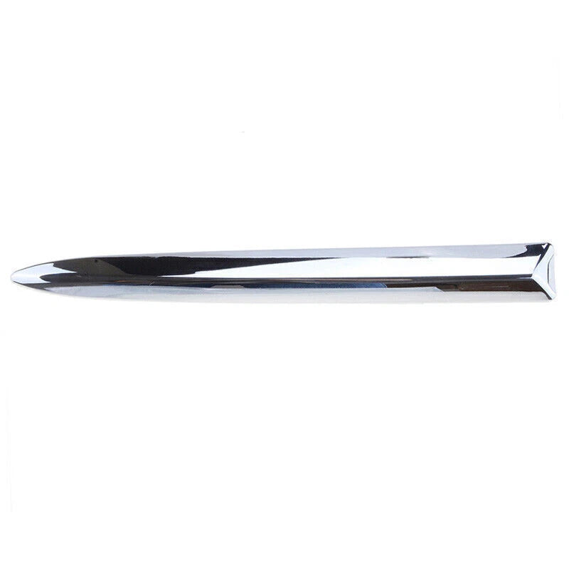 Left Side Chrome Front Bumper Upper Grill Moulding Trim for Fiat 500 (2007-2015)