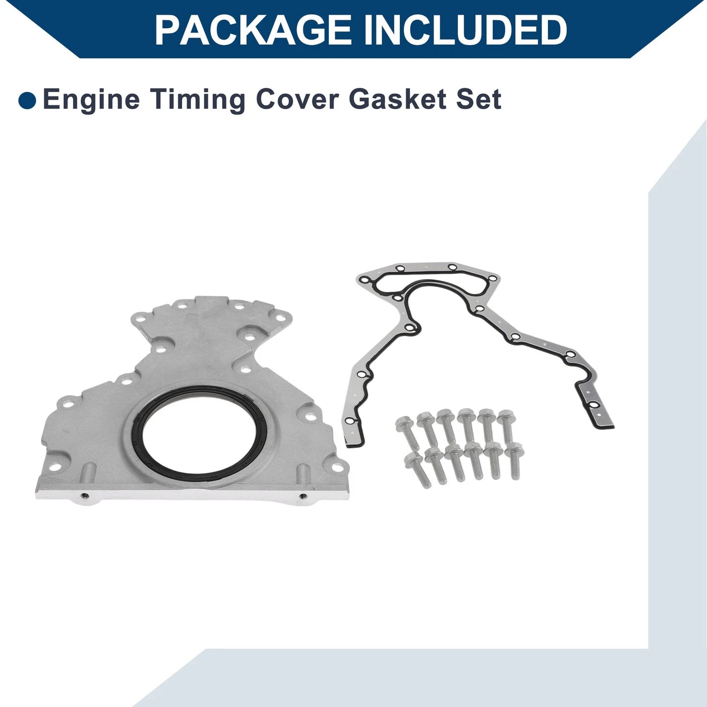 Timing Cover Gasket Set 6.0L 6.2L 4.8L 5.3L for GMC Chevy