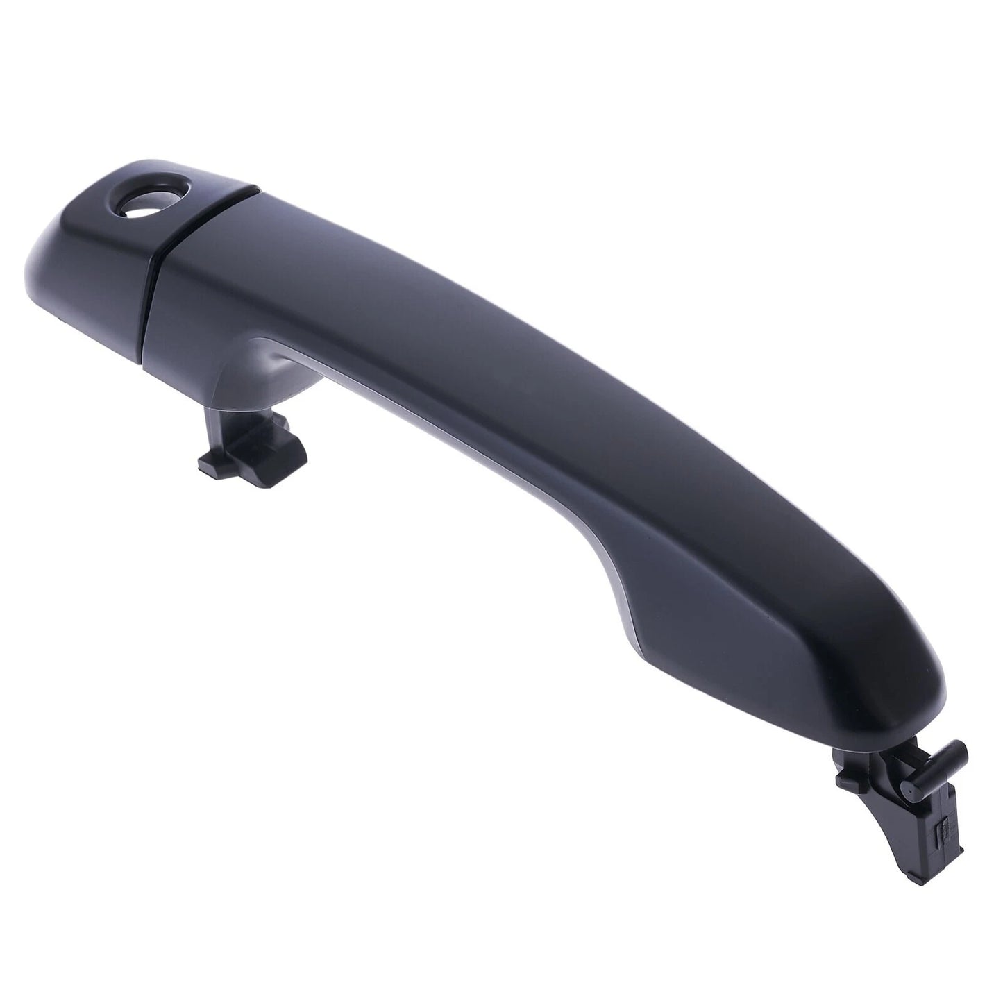 Black Front Right Outer Door Handle with Keyhole for Toyota Landcruiser (2009-2023)