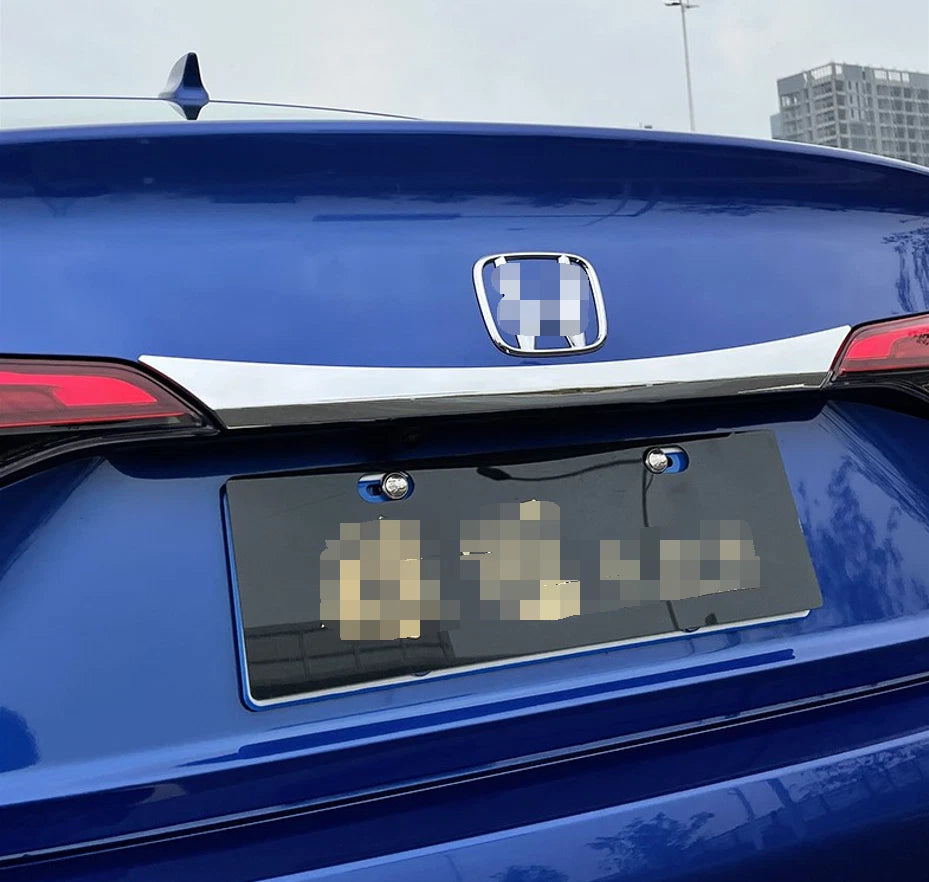 Chrome Rear Tailgate Up Cover Trim for 2022-2023 Honda Civic Sedan