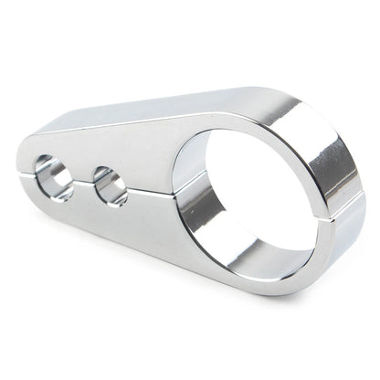 Chrome Brake Clutch Cable Wire Clamp Clip for Harley 1-1/4" Handlebar