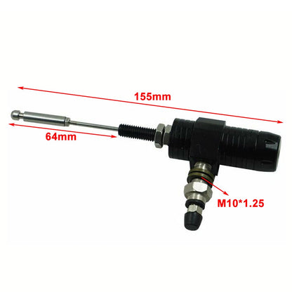 Hydraulic Clutch Master Cylinder Rod for Motorcycle - M10x1.25MM, Black