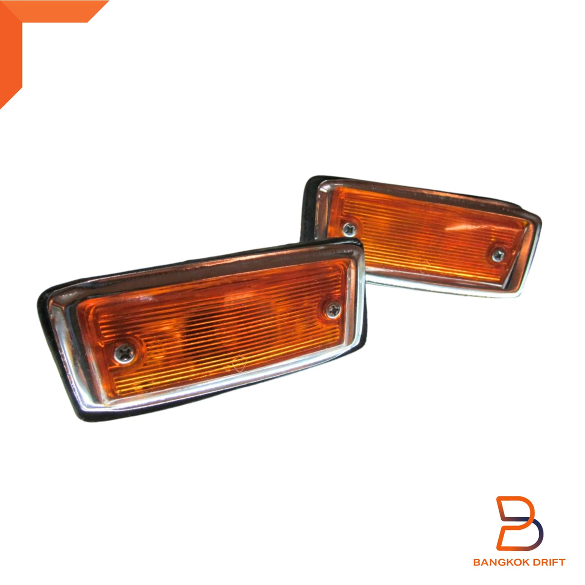 Side Marker Indicator Blinkers Pair for Toyota Hilux Ute, Celica (1971-1985)