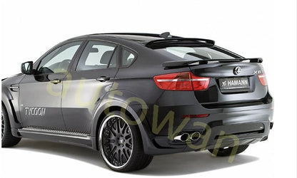 Unpainted ABS Rear Roof Spoiler for BMW X6 E71 E72 (2008-2014)