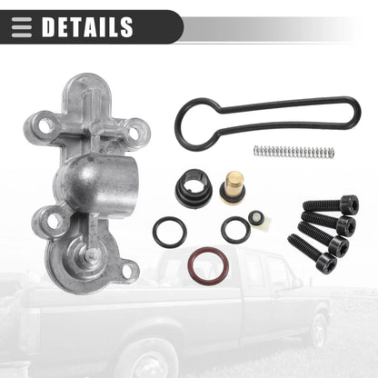 Fuel Pressure Regulator Kit for Ford (2003-2007) Silver Black 1 Set