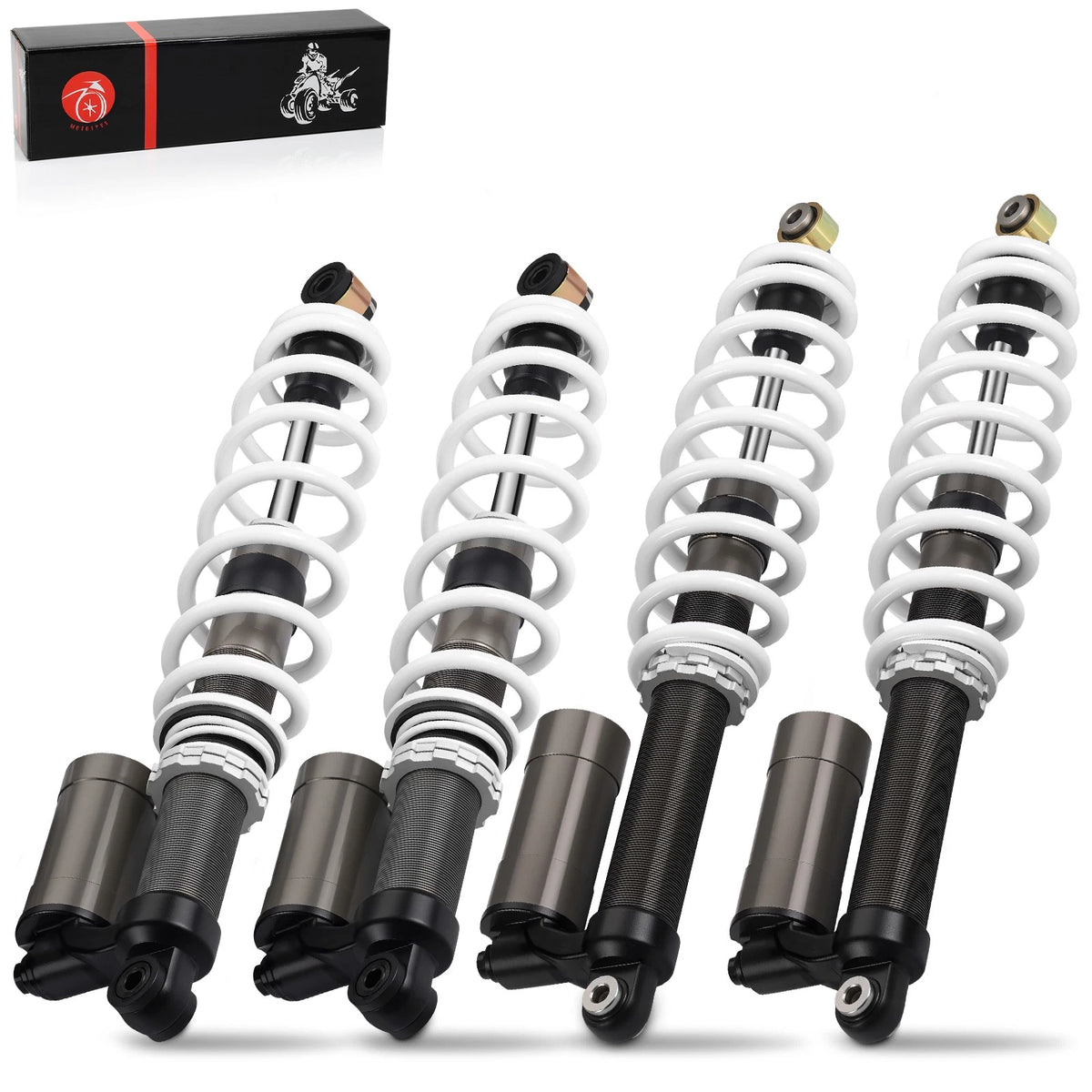 4 x Front And Rear Air Shock Absorbers for Polaris RZR S 800 EFI (2009–2012)