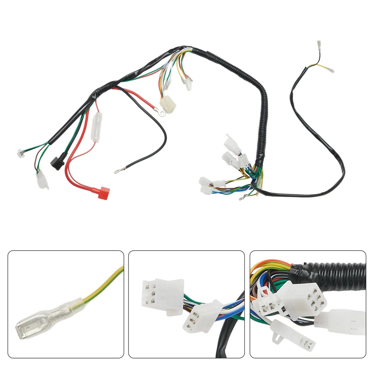 Quad Wire Harness Copper for Chinese ATV UTV 50/70/90/110/125cc
