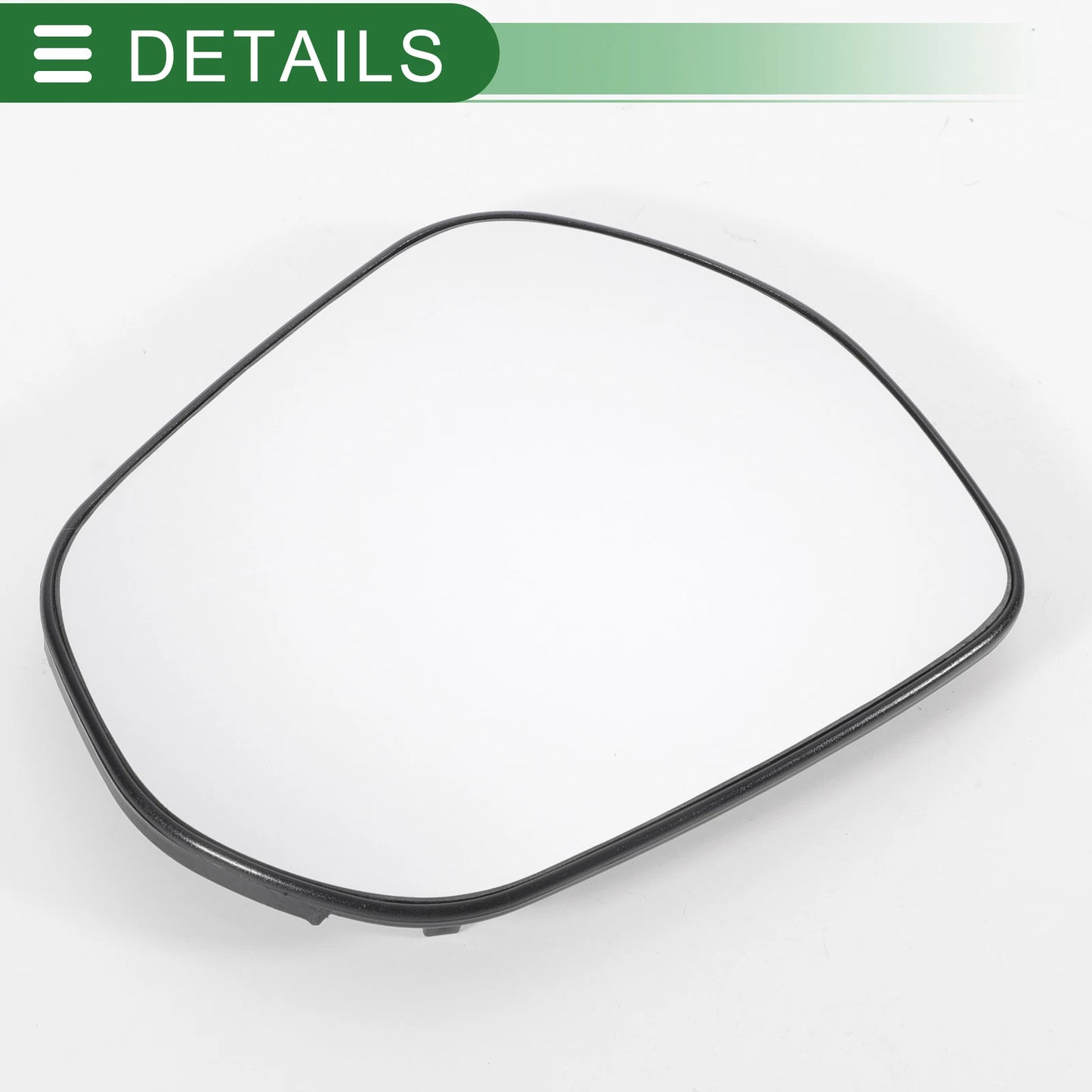 Left Side White Mirror Glass w/ Back Convex Heated for Ford Puma (2019-2023)