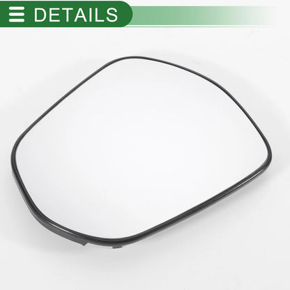 Left Side White Mirror Glass w/ Back Convex Heated for Ford Puma (2019-2023)