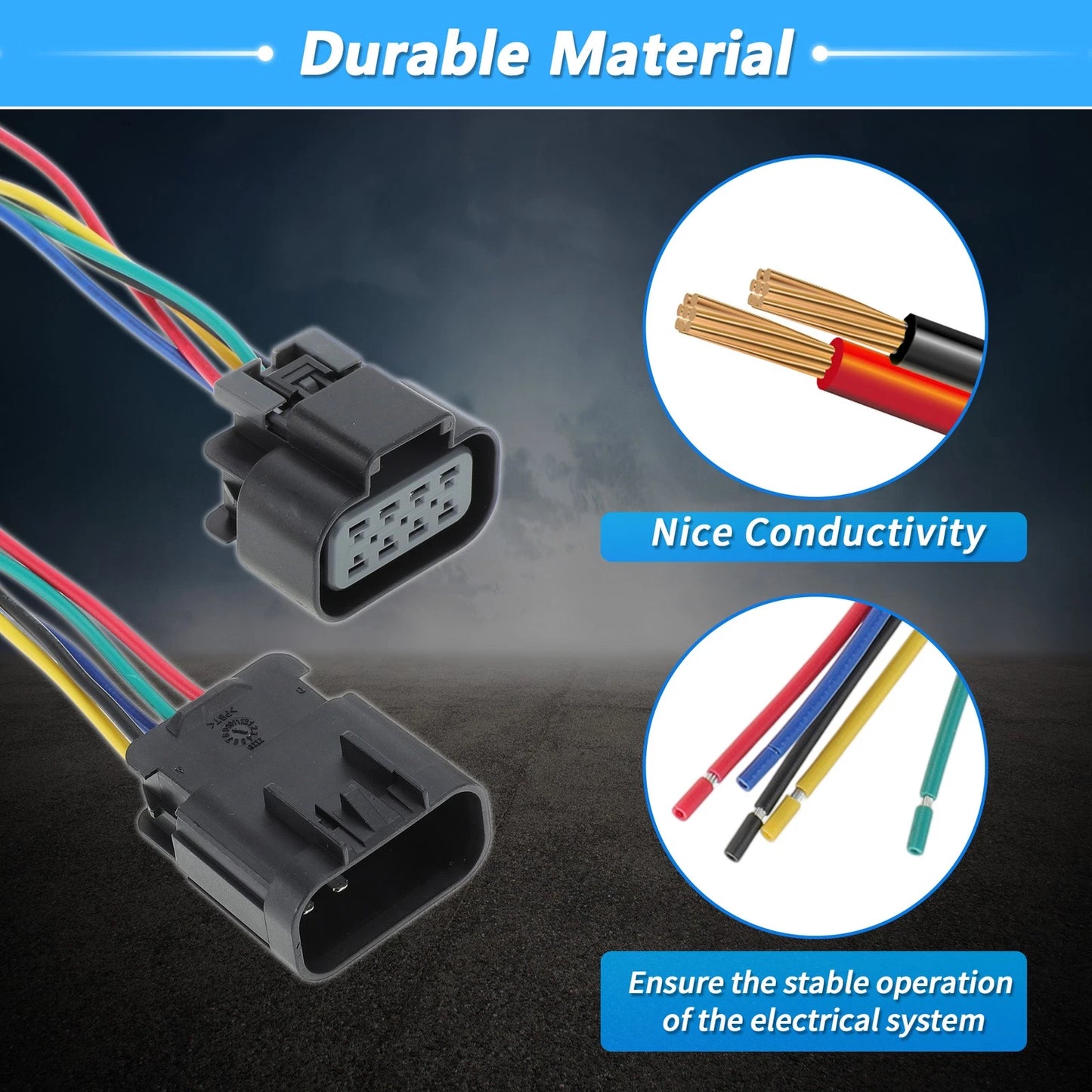 Male & Female Headlights Connector Harness Wire  for Chevy Silverado