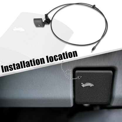 Hood Latch Release Cable for Jeep Commander, Grand Cherokee (2005-2010)