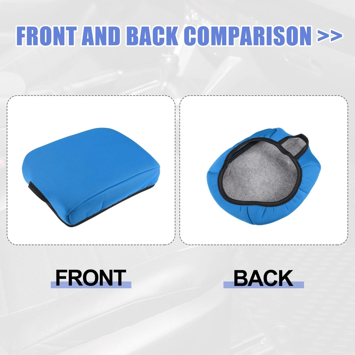 Console Armrest Box Cover for Toyota Tacoma 2016-2022 Protector Blue