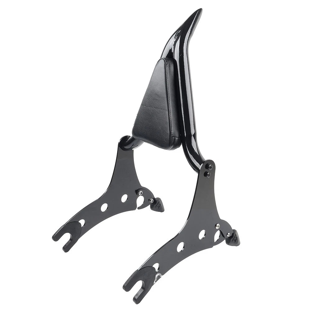 Black Sissy Bar Passenger Backrest Pad for Indian Chieftain Dark Horse (2014-2024)