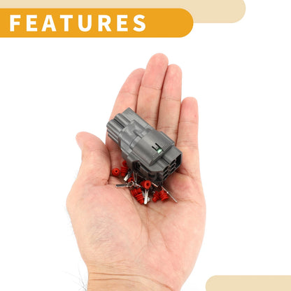 6 Pin Front Headlight Connector Plug for Toyota