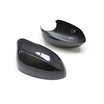 Real DRY Carbon Fiber Stick-on Side Mirror Caps Cover for BMW Z4 E89 2009-2016