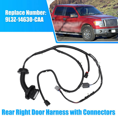 Rear Right Door Harness w/Connector for Ford F150 Crew Cab (2009-2014)