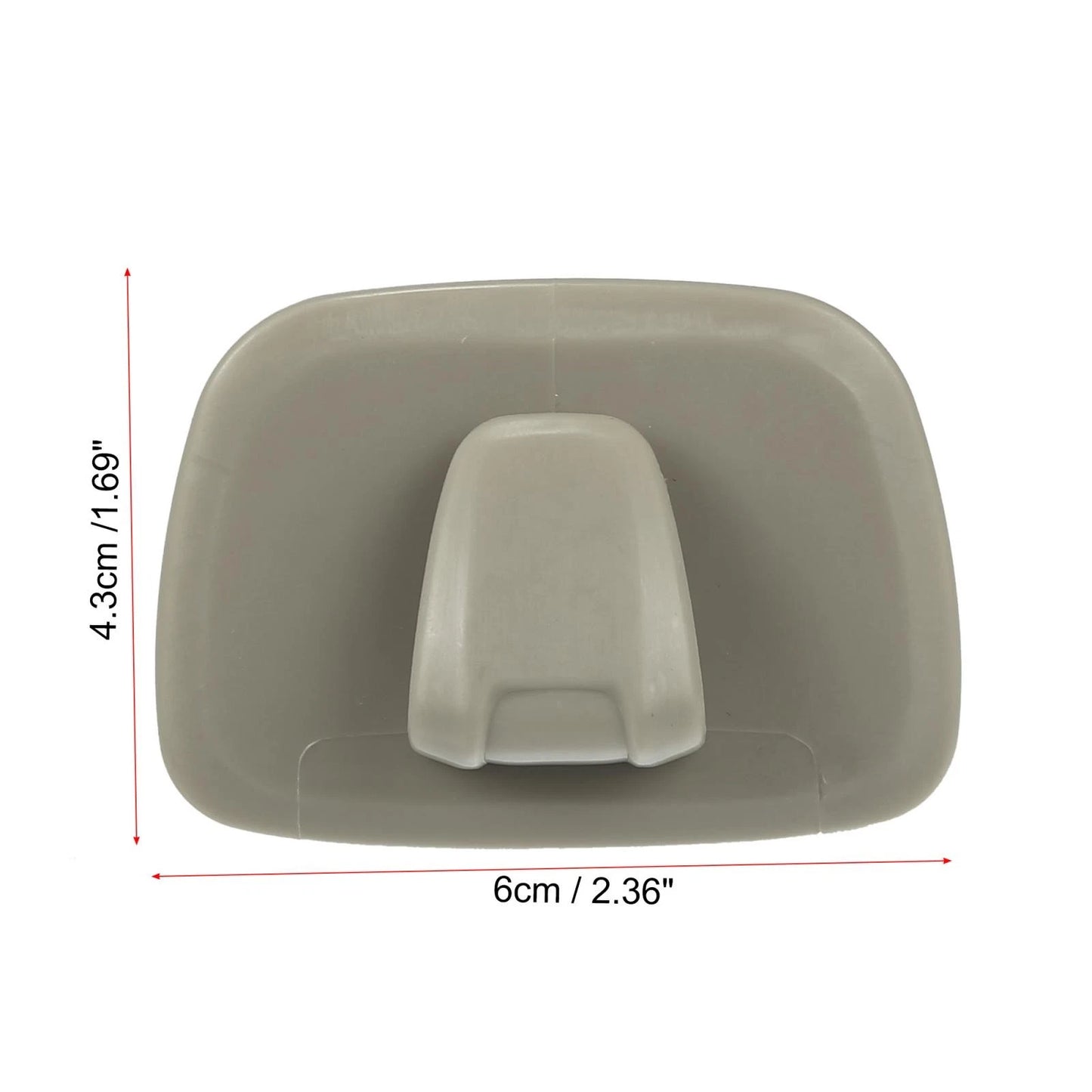 Gray Interior Roof Hook Hanger Trim for Volvo S90 V90 XC40 XC60 (2018-2021)