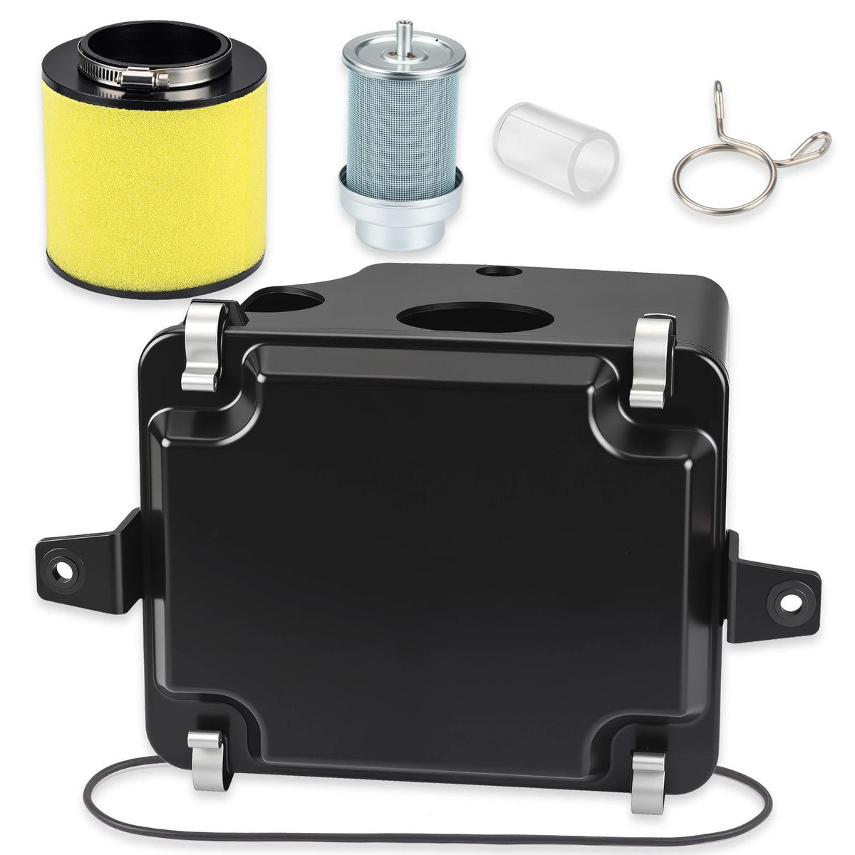 Air Filter Box + Lid Cap & Seal w/ Clip For Honda Foreman TRX400FW (1995–2003)