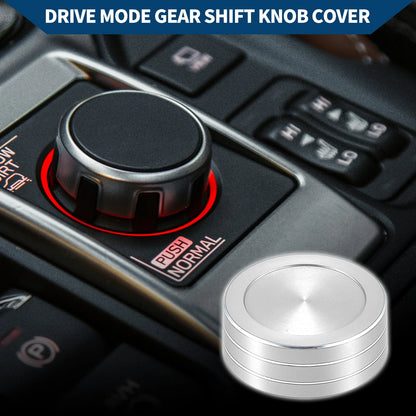 Silver Tone Gear Shift Knob Cover for Subaru Forester (2019-2022)