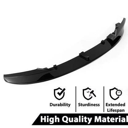 Front Spoiler Lip Bumper Splitter for 2014-2019 BMW F34 335i 328i Glossy Black