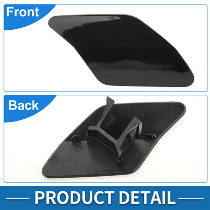 Front Right Washer Nozzle Cover for BMW X6 (2015-2019) Black