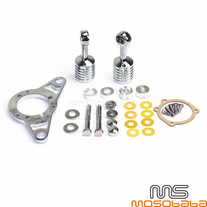 Chrome Cone Spike Air Filter Cleaner for Harley Softail, Touring, Dyna