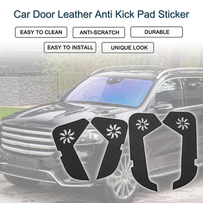 Car Door Leather Anti Kick Pad Sticker for Mercedes-Benz GLS (2017)