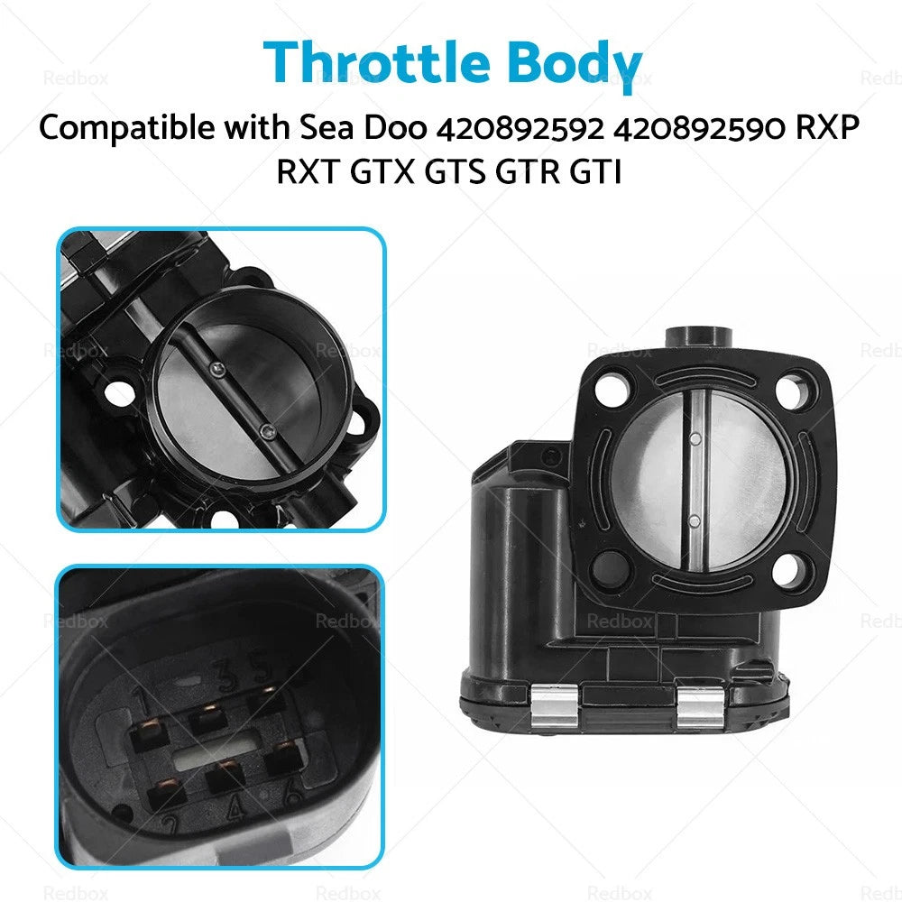 Throttle Body for Sea Doo RXP RXT GTX GTS GTR GTI (2002-2023)