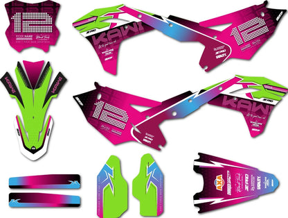 Full Graphics Kit Decals for KXF 250 (2017-2019)