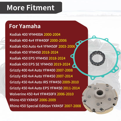 Wet Clutch Centrifugal Carrier w Bearing for Yamaha Kodiak Grizzly (2003–2009)