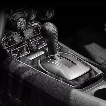 Carbon Fiber Gear Shift Panel Cover for Chevrolet Camaro (2010-2015)