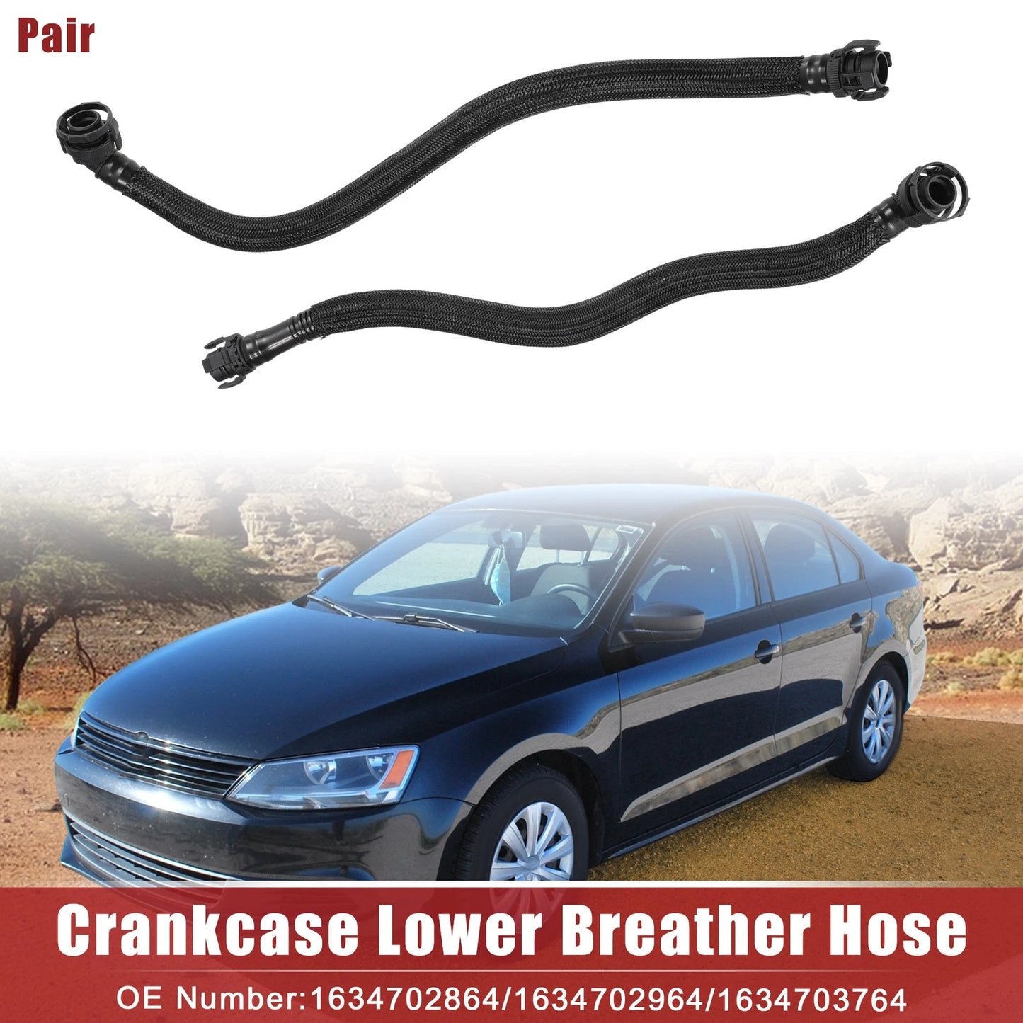 Crankcase Lower Breather Hose for BMW X5 E70 xDrive 50i (2010-2013)