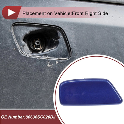 Front Right Washer Nozzle Cover for Subaru Forester (2009-2012) Blue